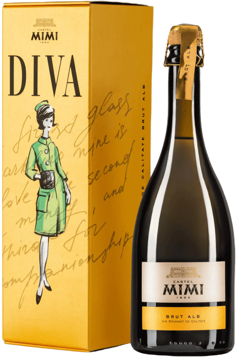 Spumant Diva Brut Alb 9 luni