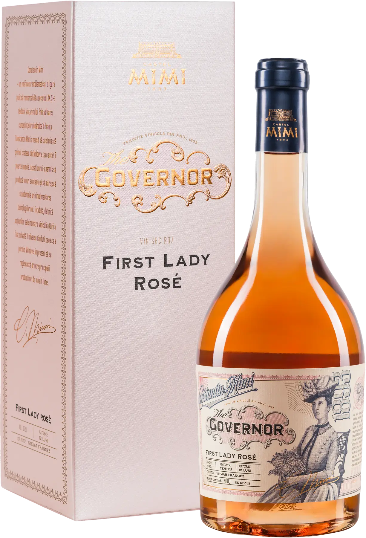 The Governor First Lady Rosé în cutie suvenir