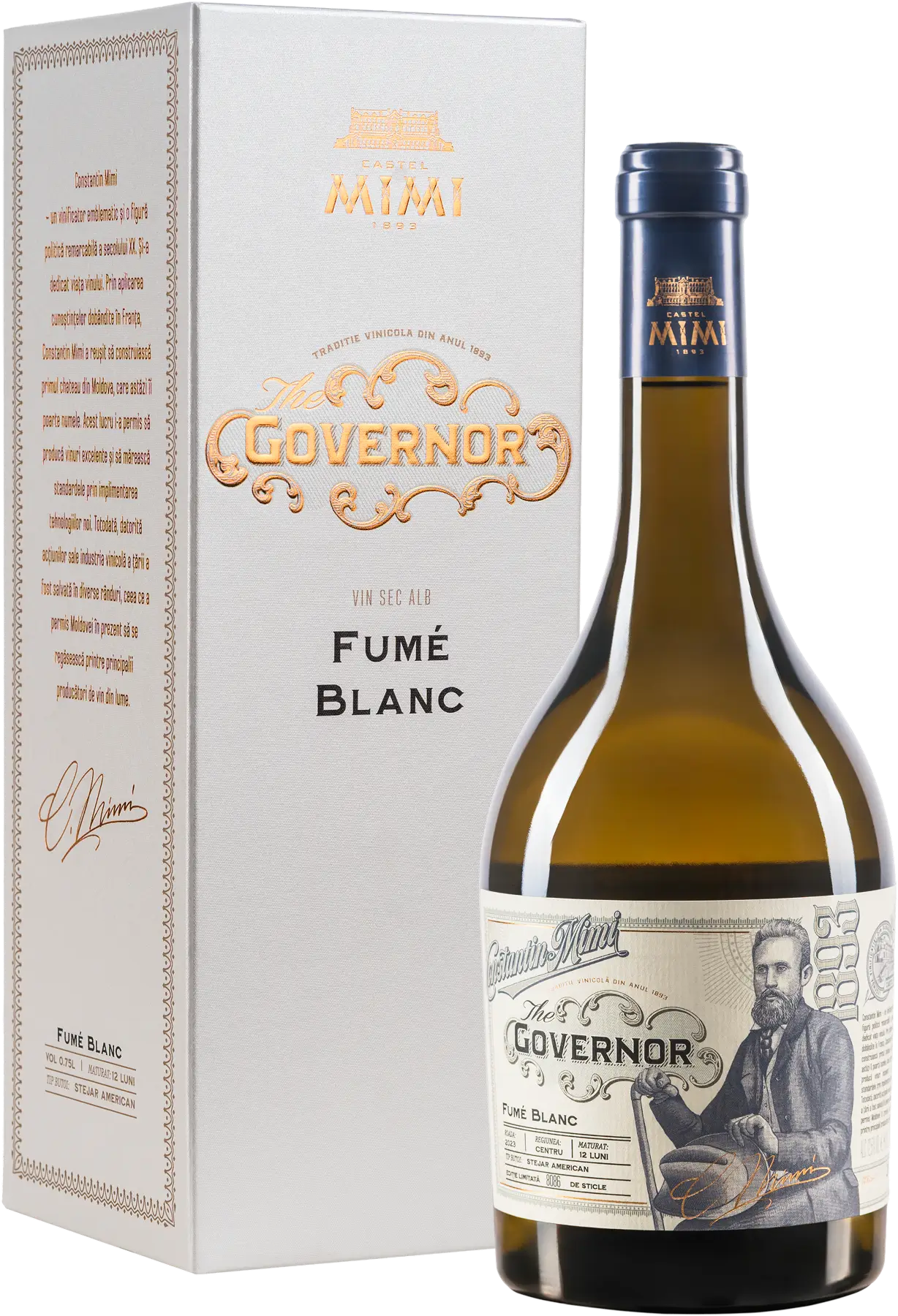 The Governor Fumé Blanc în cutie suvenir